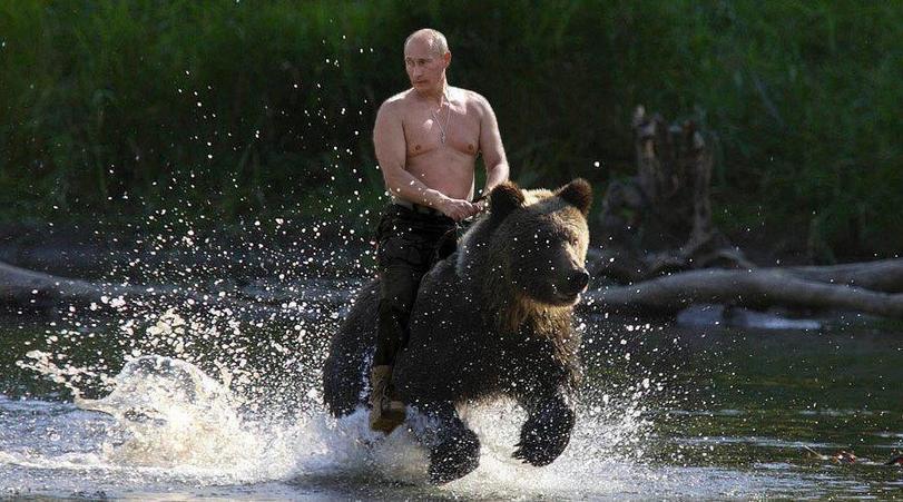 Op naar nieuwe avonturen!? Путин-политика-медведь-путин-едет-на-медведе-810461